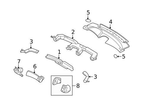 Ducts for 2007 Kia Optima #0