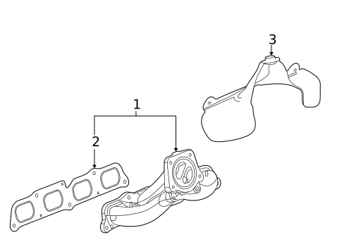 Exhaust Manifold for 2019 Cadillac ATS #0