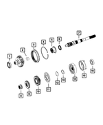 68089689AB - Transfer Case and Power Transfer Unit: Input Gear Bearing for Jeep: Grand Wagoneer, Wagoneer | Ram: 1500, 1500 Classic, 2500, 3500 Image