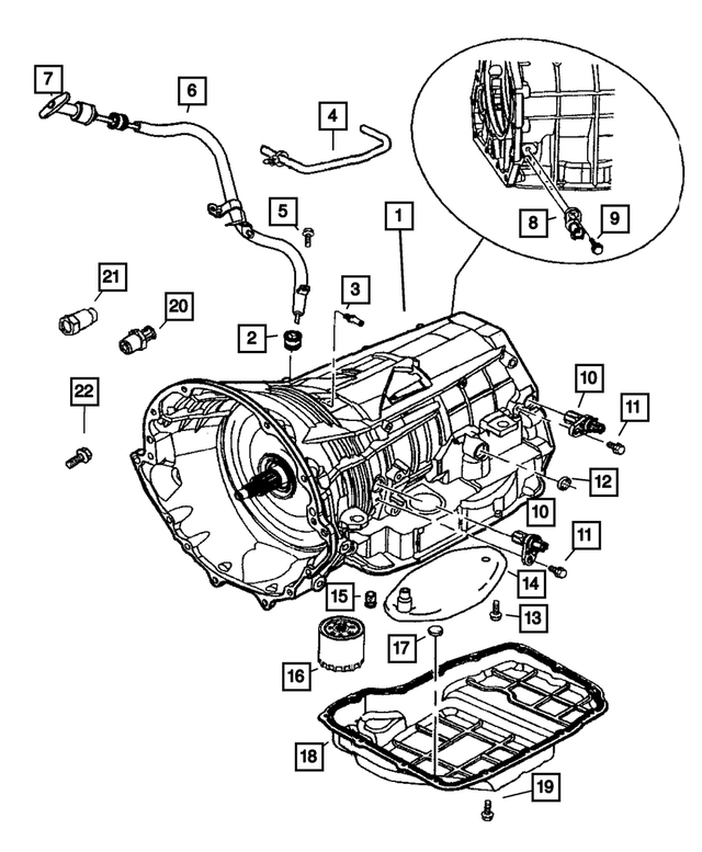 6101331 - Automatic Transmission Multi-Speed: Bolt for Mopar Image