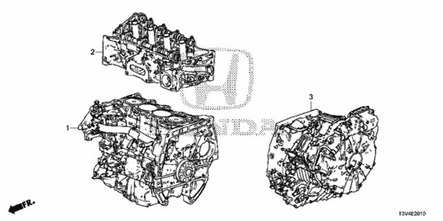 Engine Assy. - Transmission Assy. for 2014 Honda Accord #0