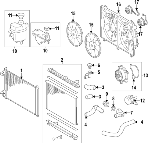 Cooling System for 2024 Lexus RC300 #0