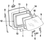 B46762361 - Body: Striker for Mazda Image