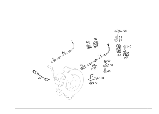 3555420273 - Electrical Equipment and Instruments: Securing for Mercedes-Benz: G55 AMG, G550 Image image
