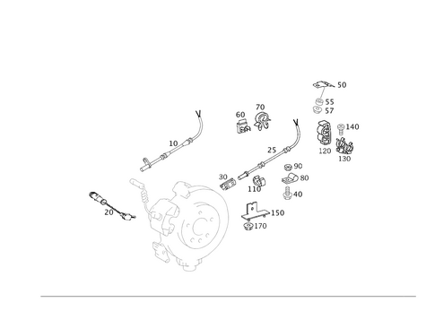 Rear Axle Wiring for 2014 Mercedes-Benz G550 #0