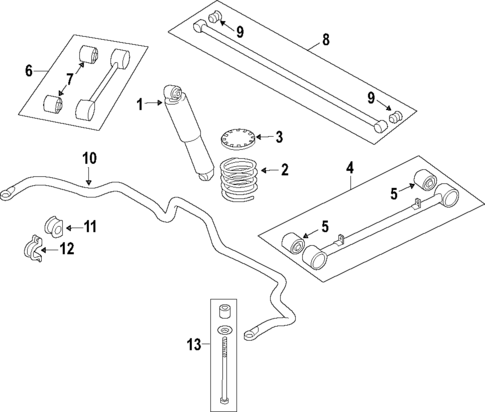 Rear Axle for 2005 Kia Sorento #0
