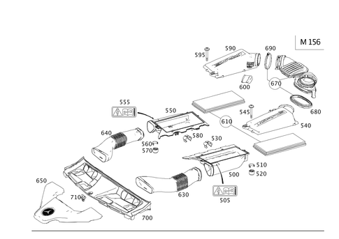 Gasoline Vehicle Air Intake for 2012 Mercedes-Benz C63 AMG #0