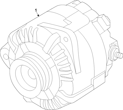 Alternator for 2017 Nissan Murano #1