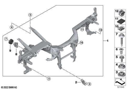 Instrument Carrier / Mounting Parts for 2019 BMW X6 M50iX #4