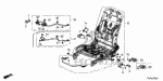 81669TR0A11ZB - Interior/Bumper: COVER, L. RAIL (UPPER) (OUTER)*G69L* (PALE MOSS GRAY) for Honda Image