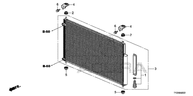 A/C Air Conditioner (Condenser) (2WD) for 2020 Acura RLX #0