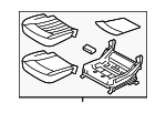 881003M300BAW - : Cushion Assembly for Hyundai: Genesis Image