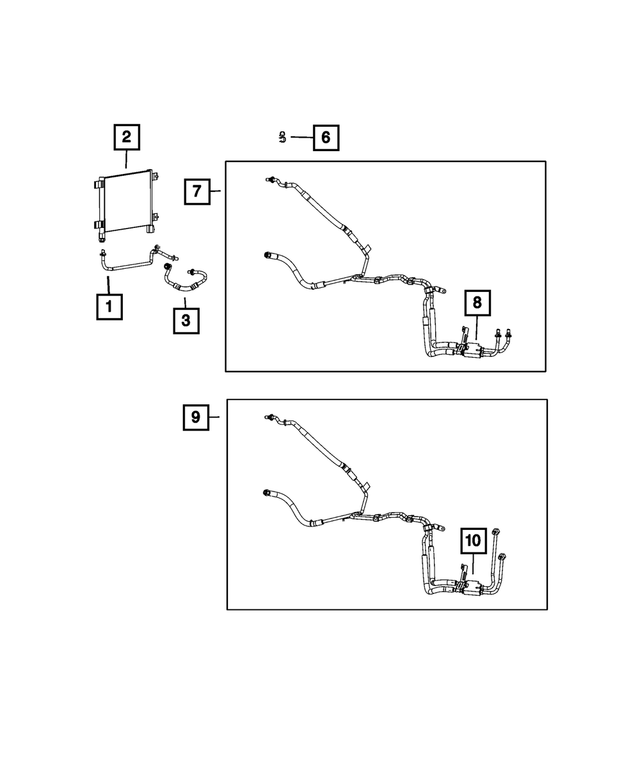 52014715AA - Cooling: Transmission Oil Cooler for Mopar Image