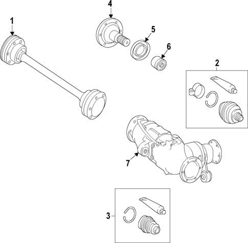 Axle Shafts & Joints for 2021 Mercedes-Benz Sprinter 2500 #0
