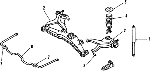 Rear Suspension for 1985 Nissan 200SX #2