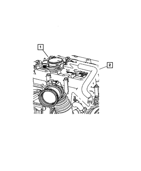 Crankcase Ventilation for 2006 Jeep Liberty #0