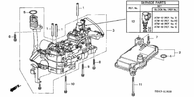 CVT Valve Body for 2001 Honda Civic #0