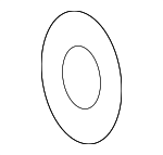 2151323001 - Engine: Lower Oil Pan Gasket for Kia: Amanti, Borrego, Cadenza, Carnival, Forte, Forte Koup, Forte5, K4, K5, K900, Niro, Niro EV, Optima, Rio, Rio5, Rondo, Sedona, Seltos, Sorento, Soul, Spectra, Spectra5, Sportage, Stinger, Telluride Image