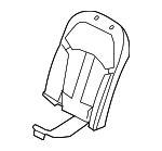 52207354639 - Body: Seat Back Pad for BMW: 740e xDrive, 740i, 740i xDrive, 745e xDrive, 750i, 750i xDrive, M760i xDrive Image