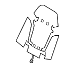 52207360567 - Body: Seat Back Heater for BMW: 740e xDrive, 740i, 740i xDrive, 745e xDrive, 750i, 750i xDrive, M760i xDrive Image