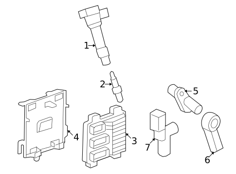 Secondary Ignition for 2024 Chevrolet Traverse Limited #0