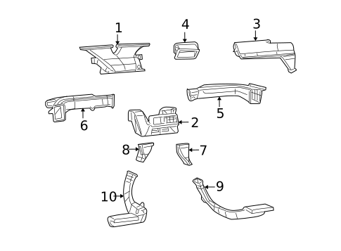 Ducts for 2010 Dodge Journey #0