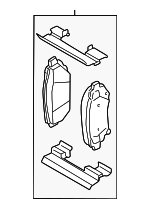 18060857 - Brakes: Splash Shield for Buick: LeSabre, Park Avenue | Cadillac: DeVille, Eldorado, Seville | Oldsmobile: Aurora | Pontiac: Bonneville Image