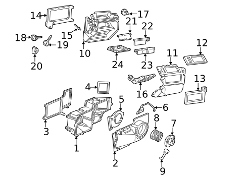 Motors, Core, Case & Related Components for 2002 GMC Savana 3500 #1