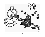 7110052N70B2 - : Seat Assembly for Toyota: Yaris Image