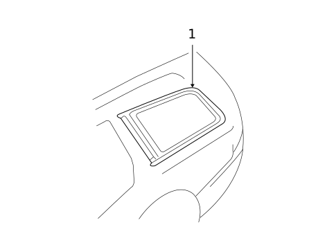 Glass & Hardware for 2008 Audi A6 Quattro #0