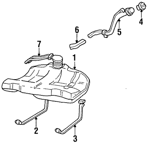 Fuel System Components for 1996 Oldsmobile 98 #0