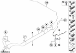 34206784620 - : Brake Hose Rear for BMW Image