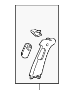 92155410 - Body: Upper Center Pillar Trim for Pontiac: GTO Image image