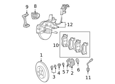 Anti-Lock Brakes for 2006 Dodge Grand Caravan #1