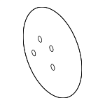 4721830AC - Brakes: Rotor for Chrysler: Town &amp; Country, Voyager | Dodge: Caravan, Grand Caravan Image