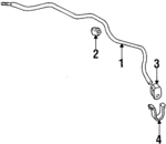 10098097 - Suspension: Stabilizer Bar for Buick: Century | Chevrolet: Celebrity | Oldsmobile: Cutlass Ciera, Cutlass Cruiser | Pontiac: 6000 Image image