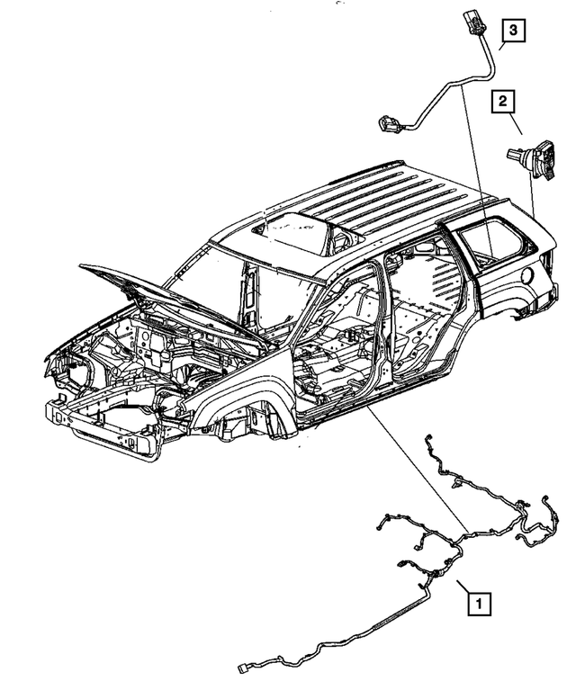 56050942AD - Electrical: Underbody Wiring for Mopar Image