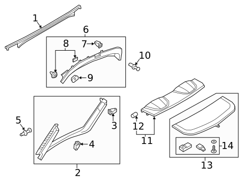 Interior Trim for 2017 Audi TTS Quattro #0