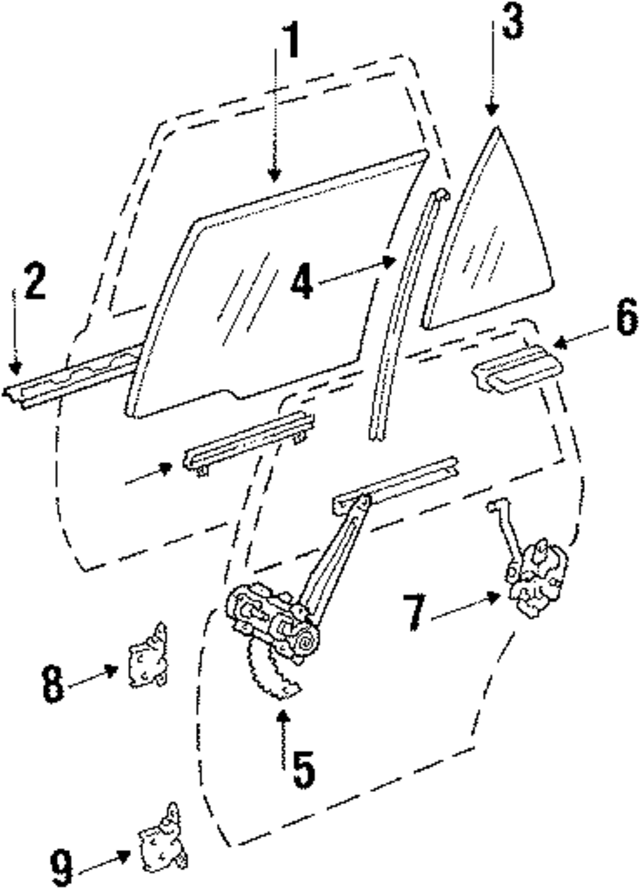 94841385 - Body: Movable Glass for GM Image