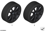 36115A6D1F1 - : Tpm Wheel With Tire Winter Jet Black for BMW Image