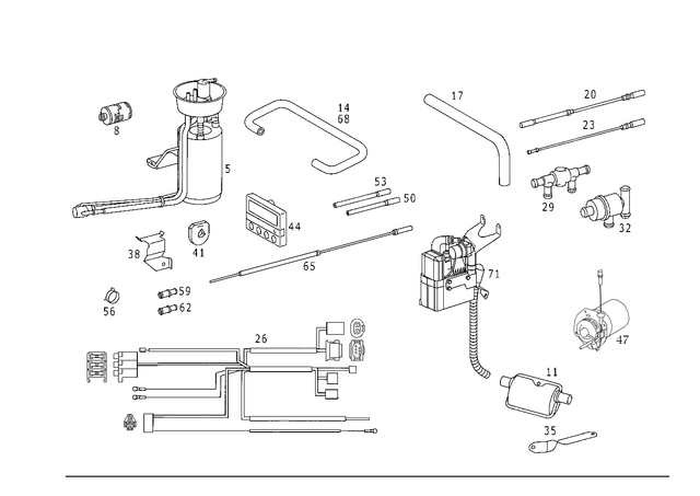 2104760226 - : Hose for Mercedes-Benz Image