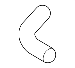 9A110666700 - Engine: Outlet Hose for Porsche: Cayman Image