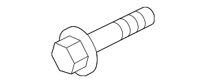 90038512702 - Engine: Crankshaft Pulley Bolt for Porsche Image