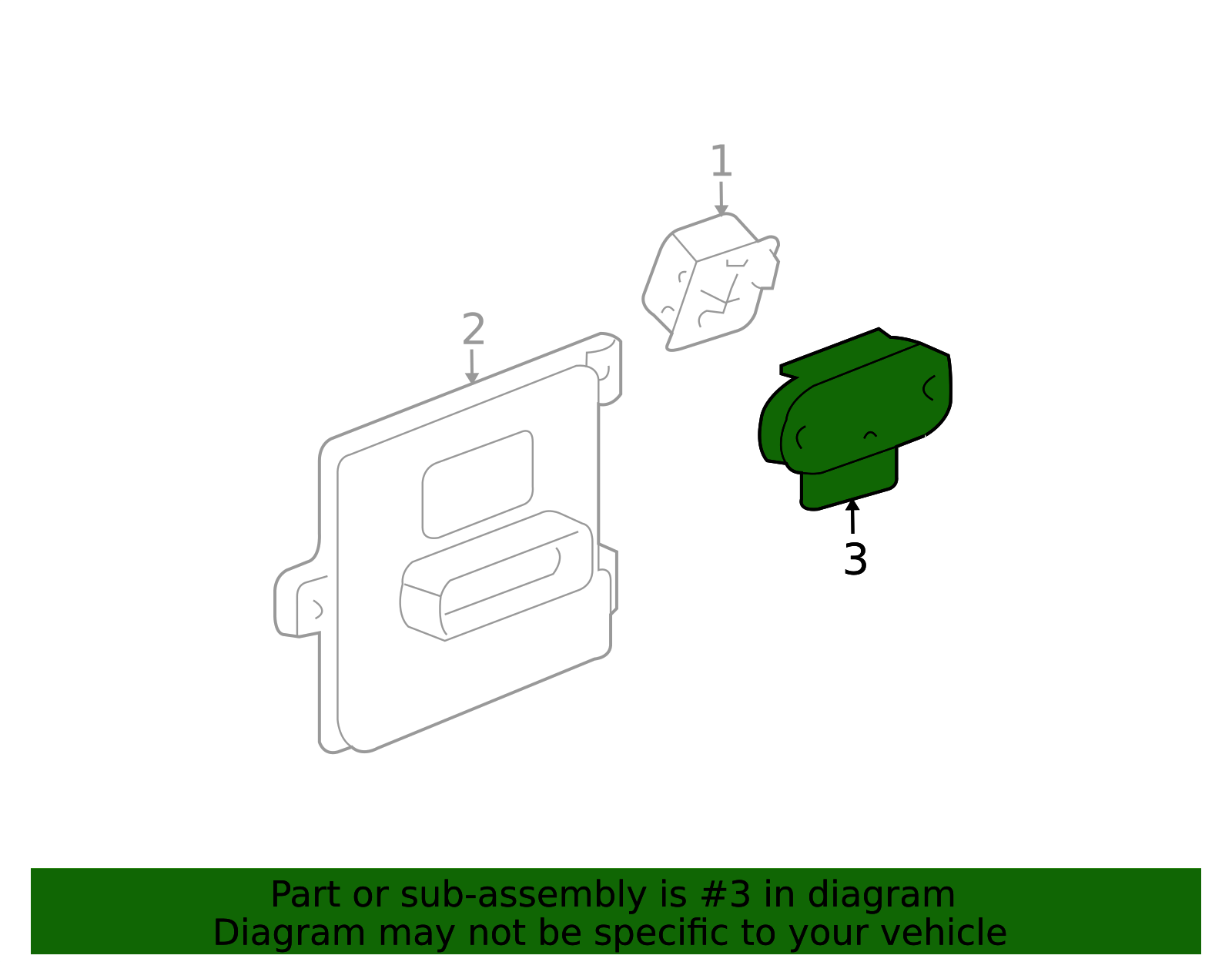2009-2014 GM Trailer Brake Continue Relay Assembly 20904439 GM ...