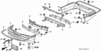 934010601605 - Interior/Bumper: BOLT-WASHER (6X16) for Acura Image