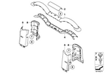 51462757946 - Vehicle Trim: Trim for Rollover Bar, Chrome, Upper for Mini Image