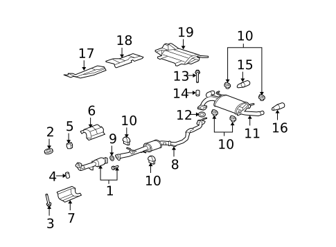 Exhaust Components for 2008 Acura RDX #0