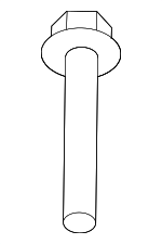 18231SR3A22 - Exhaust: Exhaust Manifold Bolt And Spring for Acura Image