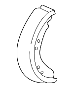 43154S3Y003 - Brakes: Brake Shoes for Honda: Insight Image