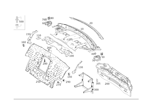 Rear End for 2020 Mercedes-Benz S63 AMG #0